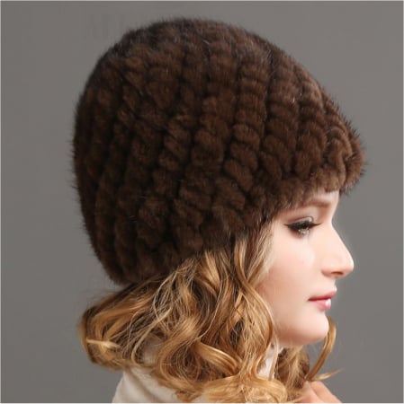 Caciula din blana de NURCA - Mira Lux (MARO) - marime universala [3]