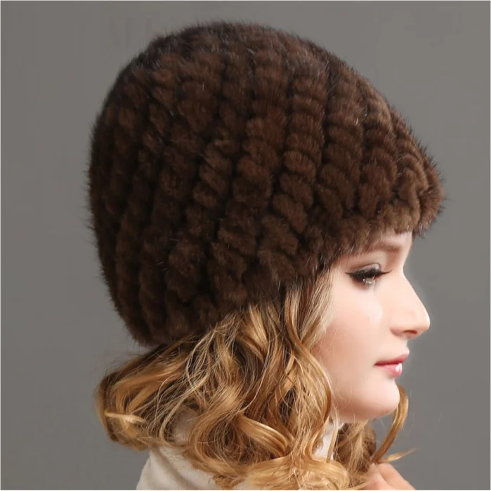 Caciula din blana de NURCA - Mira Lux (MARO) - marime universala [3]