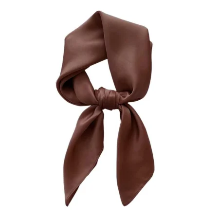 Esarfa eleganta de dama din matase, 60*60 cm, MARO inchis [1]