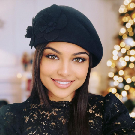 Palarie dama REGINA LUX -palarie bleumarin, reglabila [2]