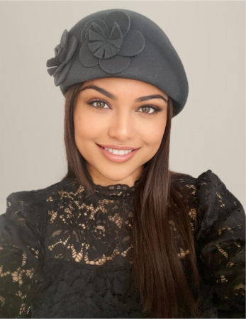 Palarie dama REGINA LUX -palarie gri, reglabila [2]