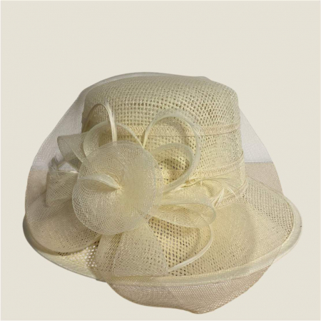 Palarie de soare de lux Coralia Lux  (CREM) - marime unica, reglabila [3]