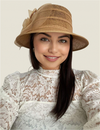 Palarie de soare de lux Coralia Lux  (MARO aramiu) - marime unica, reglabila [1]