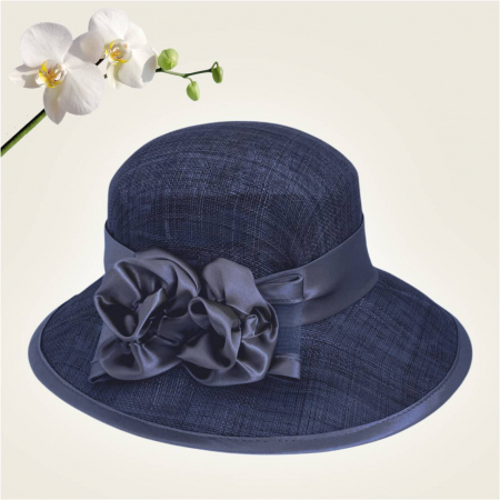 Palarii dama boruri mari LADY ROSE-palarie bleumarin, reglabila [3]