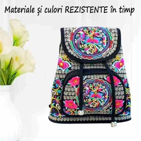 Rucsac elegant de dama Fantezia Lux - Multicolor [4]