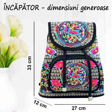 Rucsac elegant de dama Fantezia Lux - Multicolor [3]