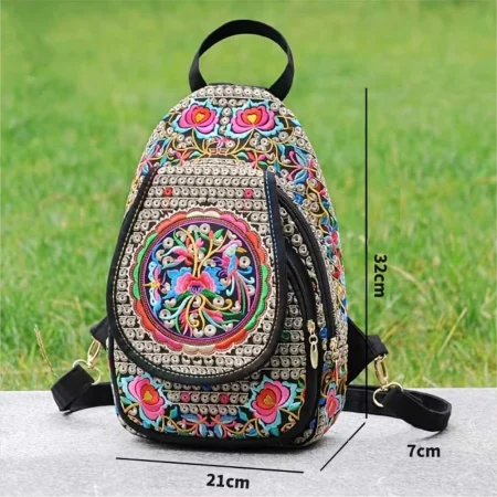 Rucsac  elegant de dama Fantezia Chic - Multicolor [2]