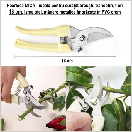 Set Premium 3 unelte: 2 foarfeci cu lame de otel de 18 si 20 cm + 1 fietrastrau pliabil [5]