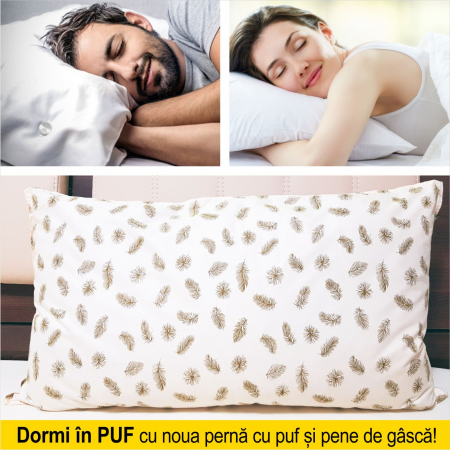 Set 2 perne puf de gasca (2 buc 50*70 cm la 149 lei  sau 2 buc 70*70 cm la 159 lei) [1]