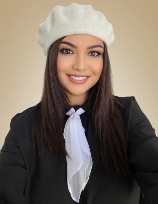 SETURI cu BERETE si SEPCI - Set elegant BERETA + ESARFA (ALB perlat)