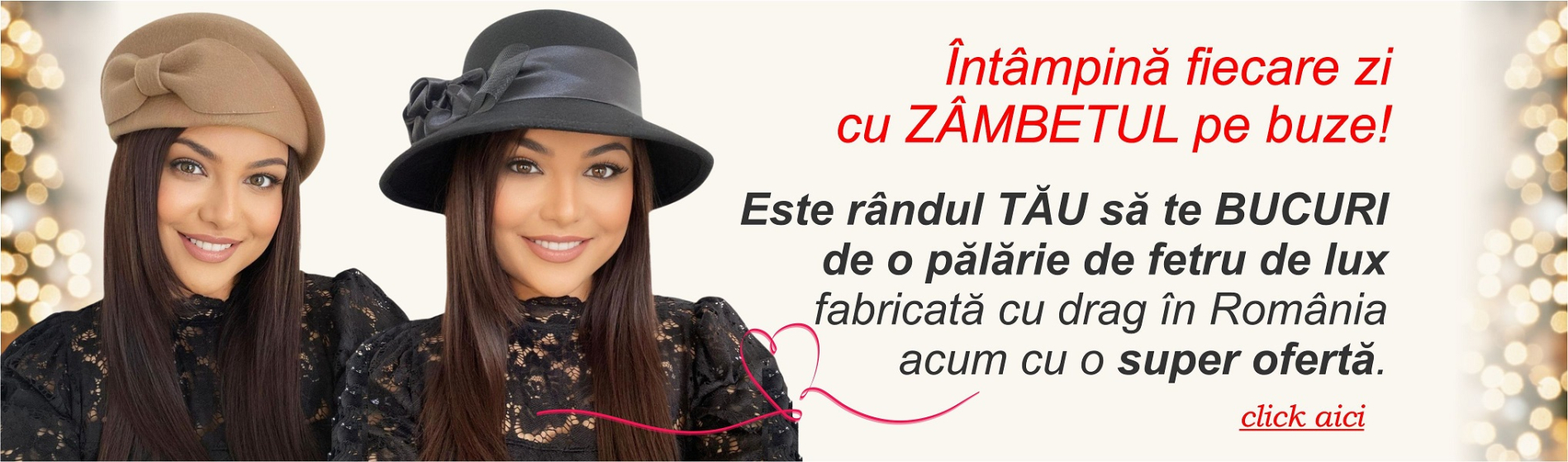 Palarii dama lux - Noua Colectie