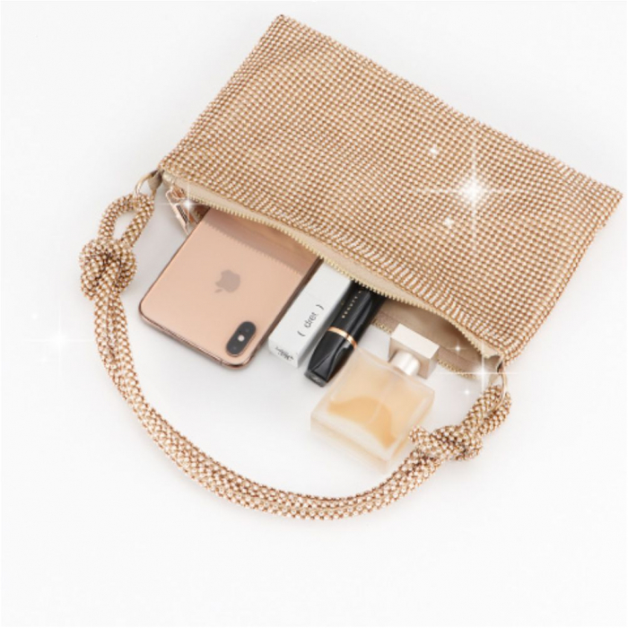 Geanta de ocazie tip plic cu strasuri BOLERO (AURIE) [4]