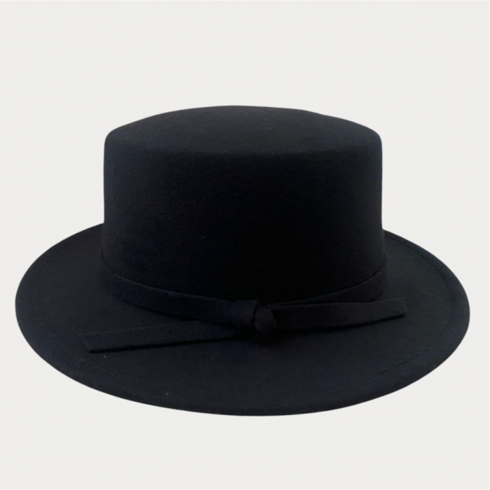 Palarii dama elegante MISS CASTILLIA (NEGRU) - marime unica, reglabila [4]