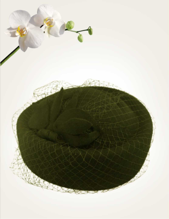 Palarie dama toca MISS PARIS -palarie maro, reglabila [3]