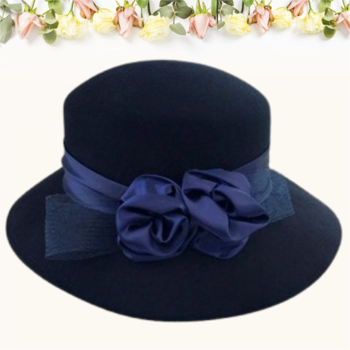 Palarie dama VENETIA LADY LUX - palarie bleumarin, reglabila [3]