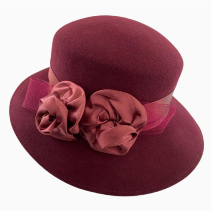 Palarie dama VENETIA LADY LUX -palarie grena, reglabila [5]