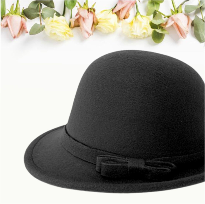 Palarii dama elegante PRINCIPESA (NEGRU + 6 culori) - marime unica, reglabila [5]