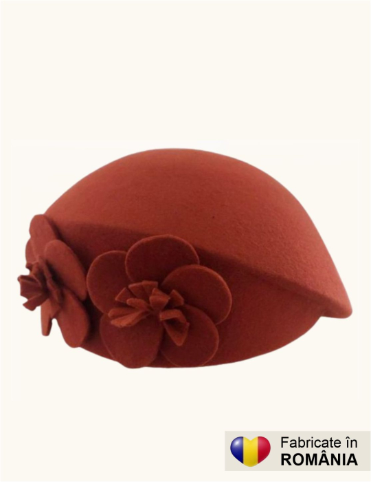 Palarie dama toca REGINA LUX -palarie maro, reglabila [41]