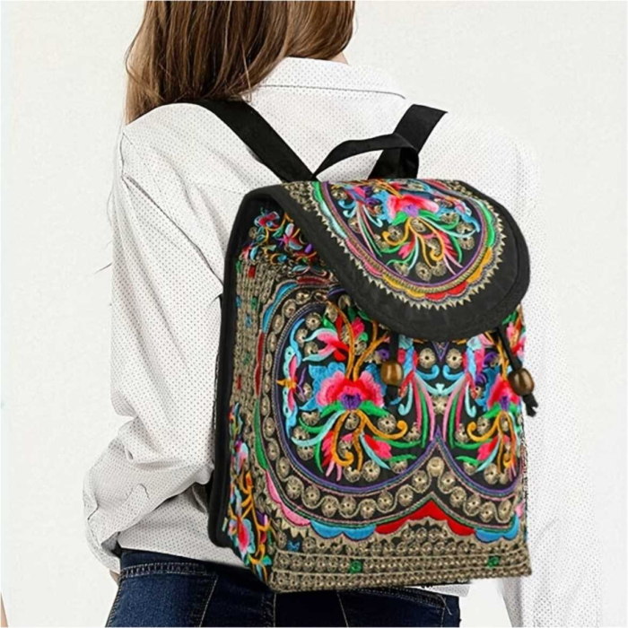 Rucsac  elegant de dama Fantezia Chic (Rosu) [3]