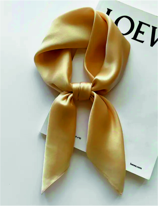 Set elegant BERETA lana + ESARFA matase (GALBEN) [4]