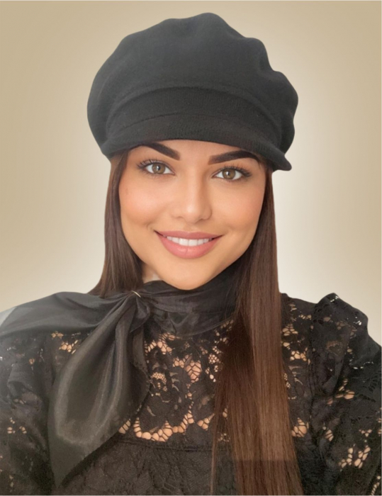 Set elegant SAPCA+ESARFA Miss Jollie (NEGRU) - marime universala [2]