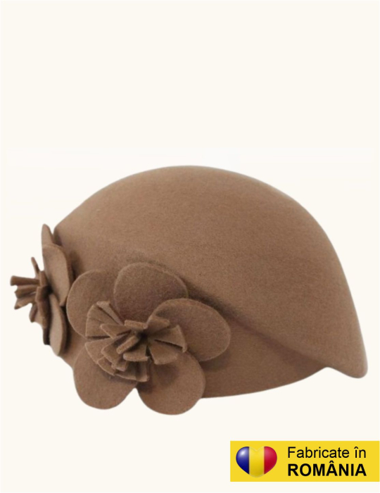 Palarie dama toca REGINA LUX -palarie maro, reglabila [4]