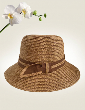 Palarii dama boruri medii OLIMPIA LUX (MARO+GRI), reglabila [4]