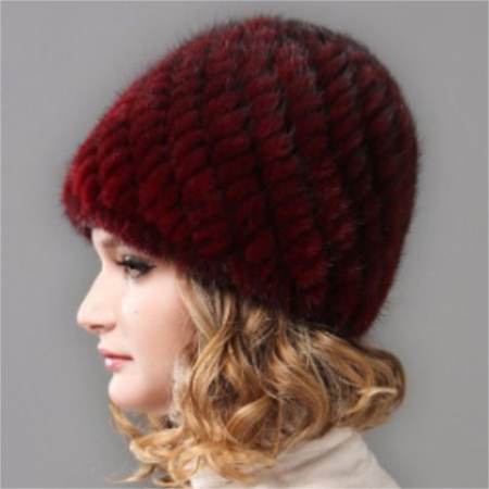 Caciula din blana de NURCA - Gloria Lux (GRENA) - marime universala [3]