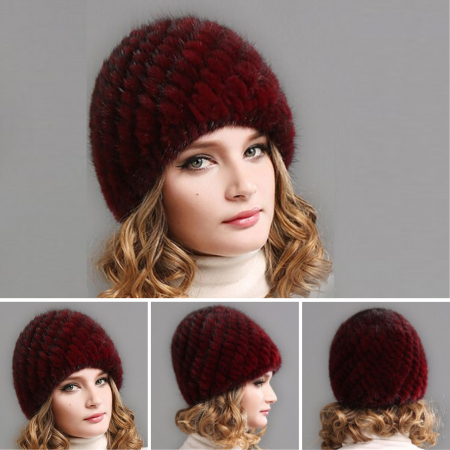 Caciula din blana de NURCA - Gloria Lux (GRENA) - marime universala [5]