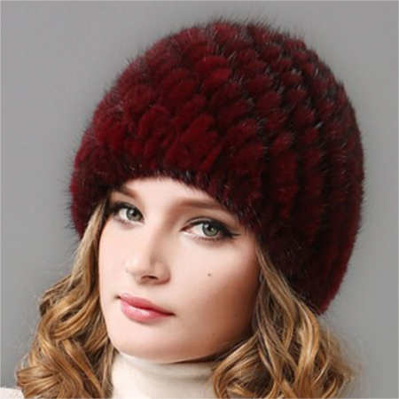 Caciula din blana de NURCA - Gloria Lux (GRENA) - marime universala [2]