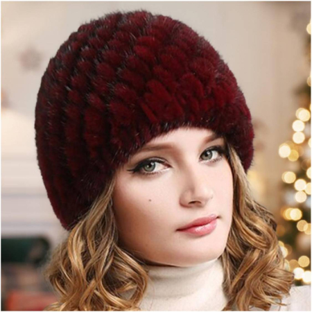 Caciula din blana de NURCA - Gloria Lux (GRENA) - marime universala [1]