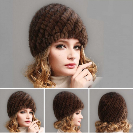 Caciula din blana de NURCA - Mira Lux (MARO) - marime universala [6]