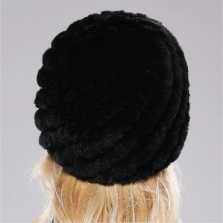 Caciula eleganta din blana ELISE Chic (MARO) - marime universalae [3]