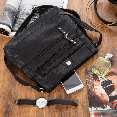 Geanta eleganta de dama Charm C08 (NEGRU) - marime medie [2]