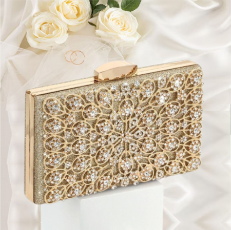 GENTI OCAZIE - Geanta lux de ocazie clutch LADY GLAM (AURIE)