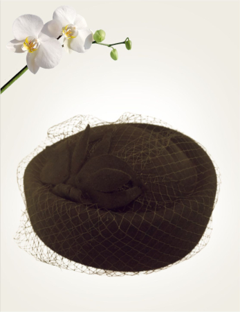 Palarie dama toca MISS PARIS -palarie maro, reglabila [3]