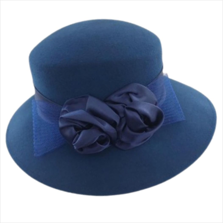 Palarie dama VENETIA LADY LUX -palarie albastra, reglabila [4]