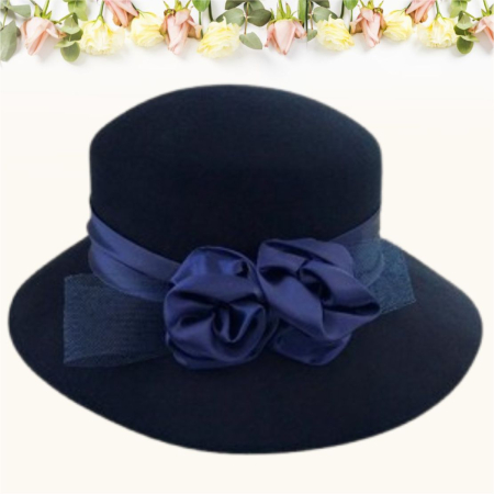 Palarie dama VENETIA LADY LUX - palarie bleumarin, reglabila [2]