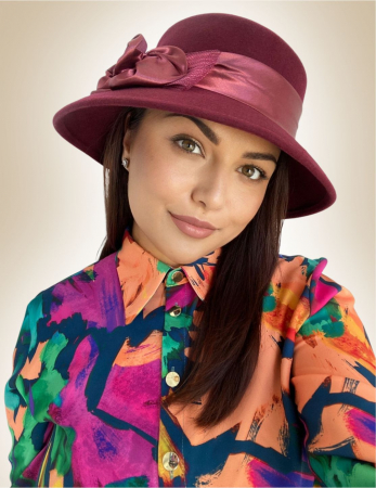 Palarie dama VENETIA LADY LUX -palarie grena, reglabila [1]