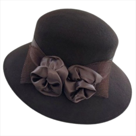 Palarie dama VENETIA LADY LUX - palarie maro, reglabila [3]