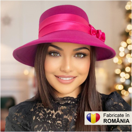Palarie dama VENETIA LADY LUX -palarie roz, reglabila [2]