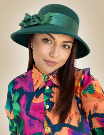 Palarie dama VENETIA LADY LUX -palarie verde, reglabila [1]