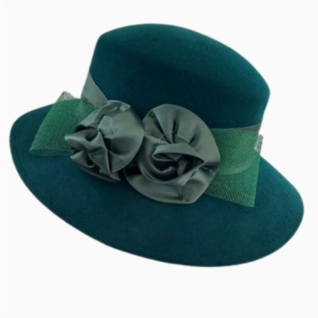 Palarie dama VENETIA LADY LUX -palarie verde, reglabila [4]