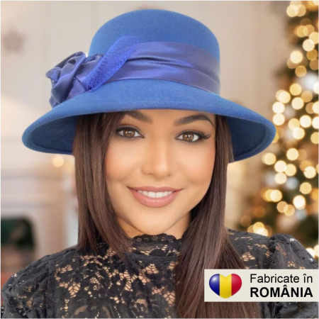 Palarie dama VENETIA LADY LUX -palarie albastra, reglabila [6]