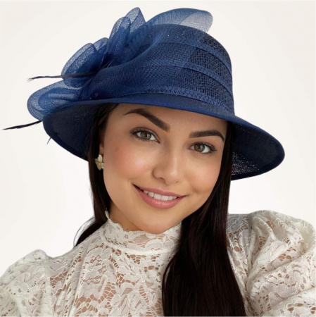 Palarie de soare de lux Coralia Lux  (BLEUMARIN) - marime unica, reglabila [2]