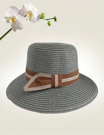 Palarii dama boruri medii Olimpia Lux- palarie gri, reglabila [2]