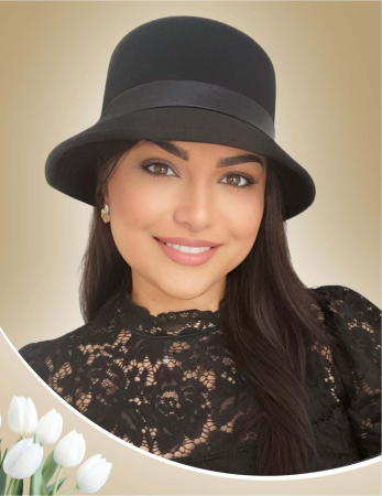 PALARII FEMEI - Palarii dama din fetru lux PARIS LUX (11 culori) - marime unica, reglabila