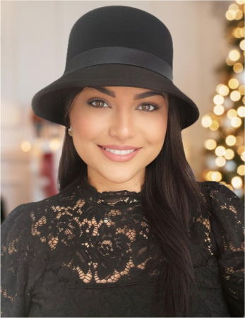 PALARII FEMEI - Palarii dama din fetru lux PARIS LUX (11 culori) - marime unica, reglabila