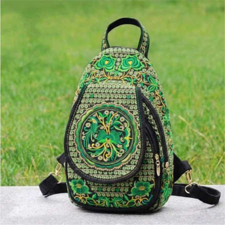 Rucsac  elegant de dama Fantezia Chic - Verde [2]