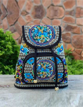 Rucsac elegant de dama Fantezia Lux - Albastru [1]